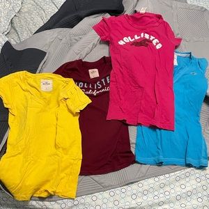 4 Hollister t-shirts